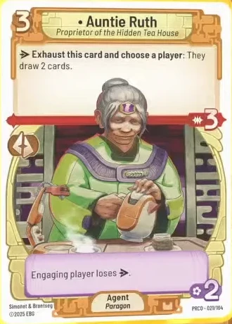 Auntie Ruth, an original Hubworld: Aidalon card.